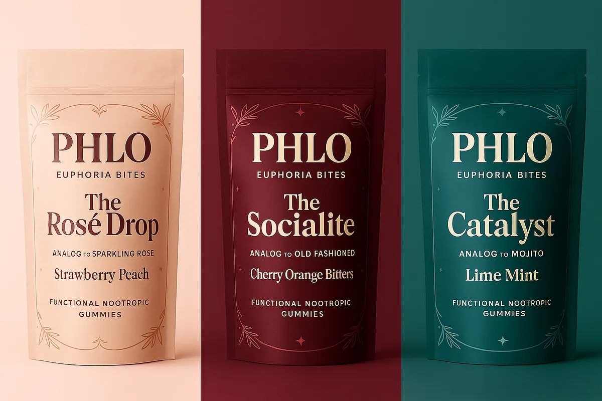 PHLO Euphoria Bites — The Rosé Drop, The Socialite, and The Catalyst